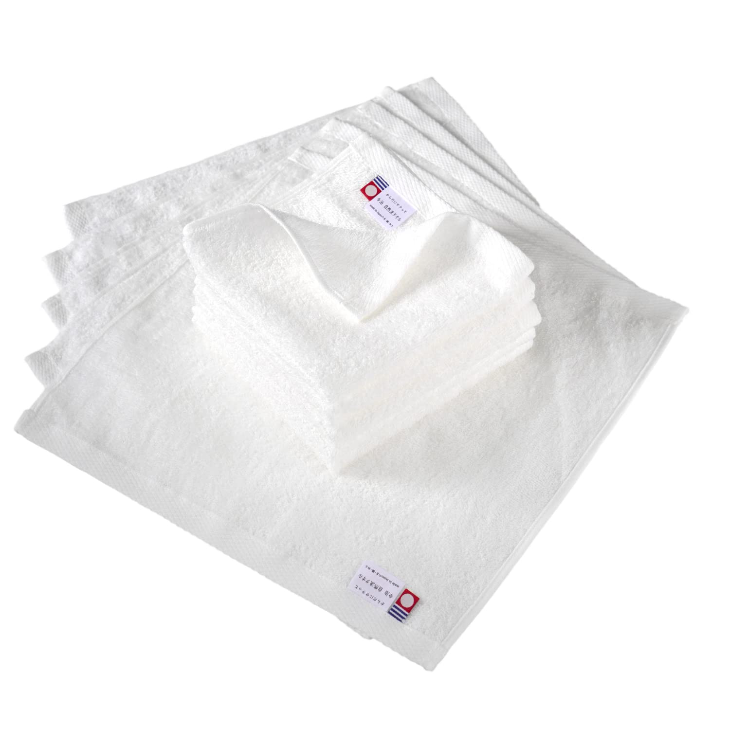 

Face Wash Hand Imabari Certified Natural Imabari Made in Suitable for Indoor Drying [oruta] Towels, Towels, 10-Piece Set, Japan, Thin, Absorbent, белый