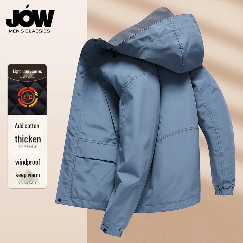 

JOW Men s Warm Hooded Workwear Padded Jacket 3XL