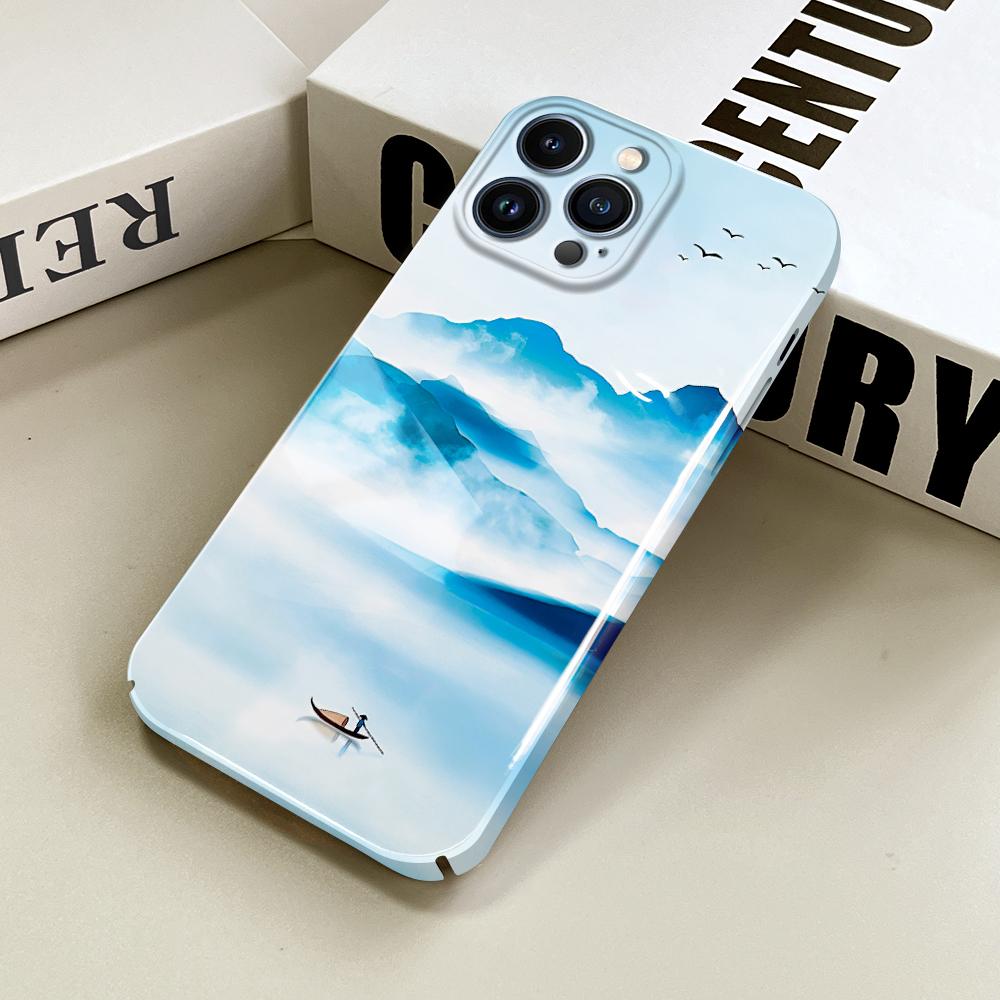 All-inclusive Film Phone Case Cartoon Fashion Design Hard Shell Full Cover Camera Protection Case for iPhone Samsung Xiaomi Poco Redmi Huawei Honor