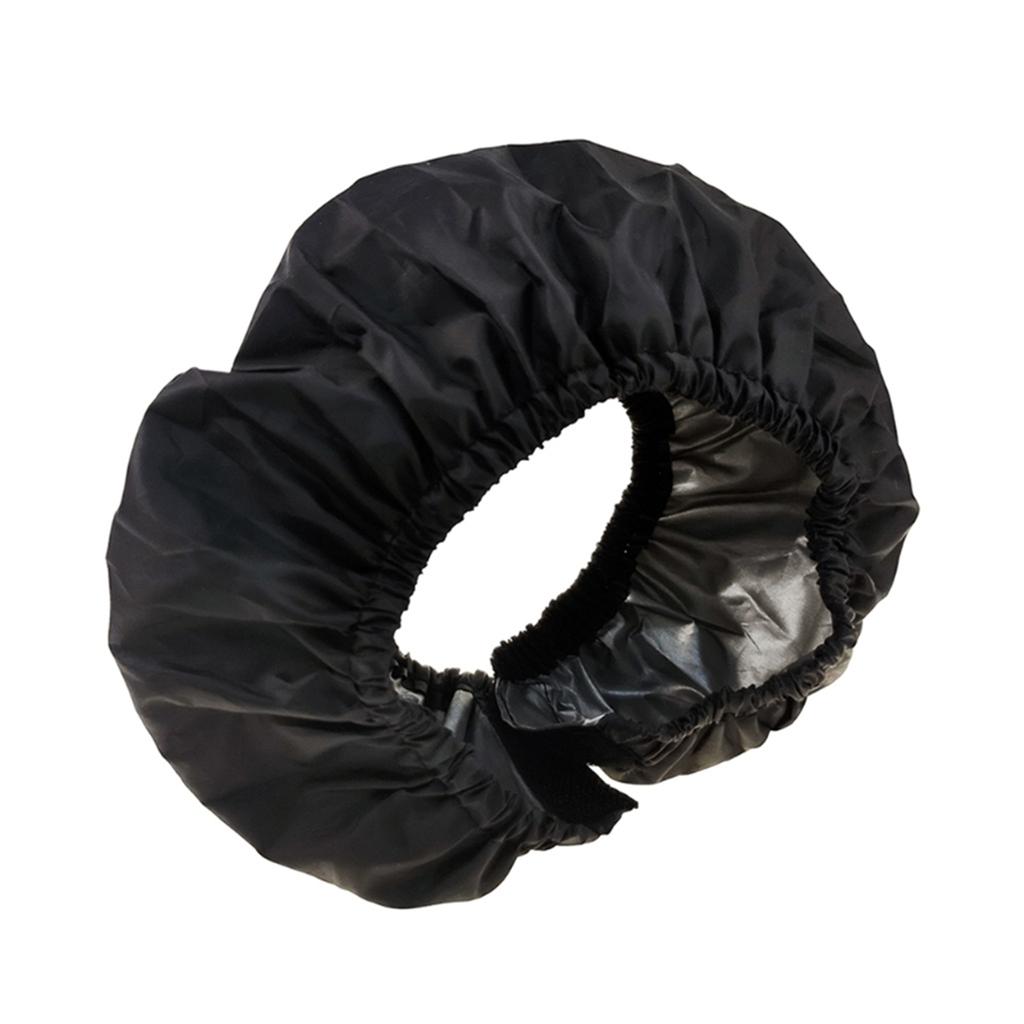 Set of 4pcs Strollers Wheel Protectors Sleeve for Baby Pushchairs Non Slip Wheel Protetive Cover Dustproof Black Case