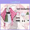 Demon Kanroji Slayer Mitsuri Clothing Cosplay Anime Party Costume Perform Suit