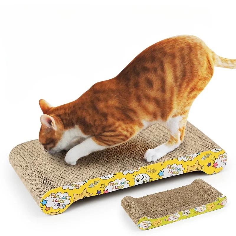 Katzenkratzbrett, Katzenschaber, Krallenschärfer, Karton, Wellpappe, kratzfestes Katzenkratzbrett, Katzenspielzeug, Schlafsofa