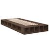 VidaXL Bed Frames Brown Oak 100x200 Cm Engineered Wood, Bed, Storage Bed, Single Bed Frame, Single Bed, 3280516