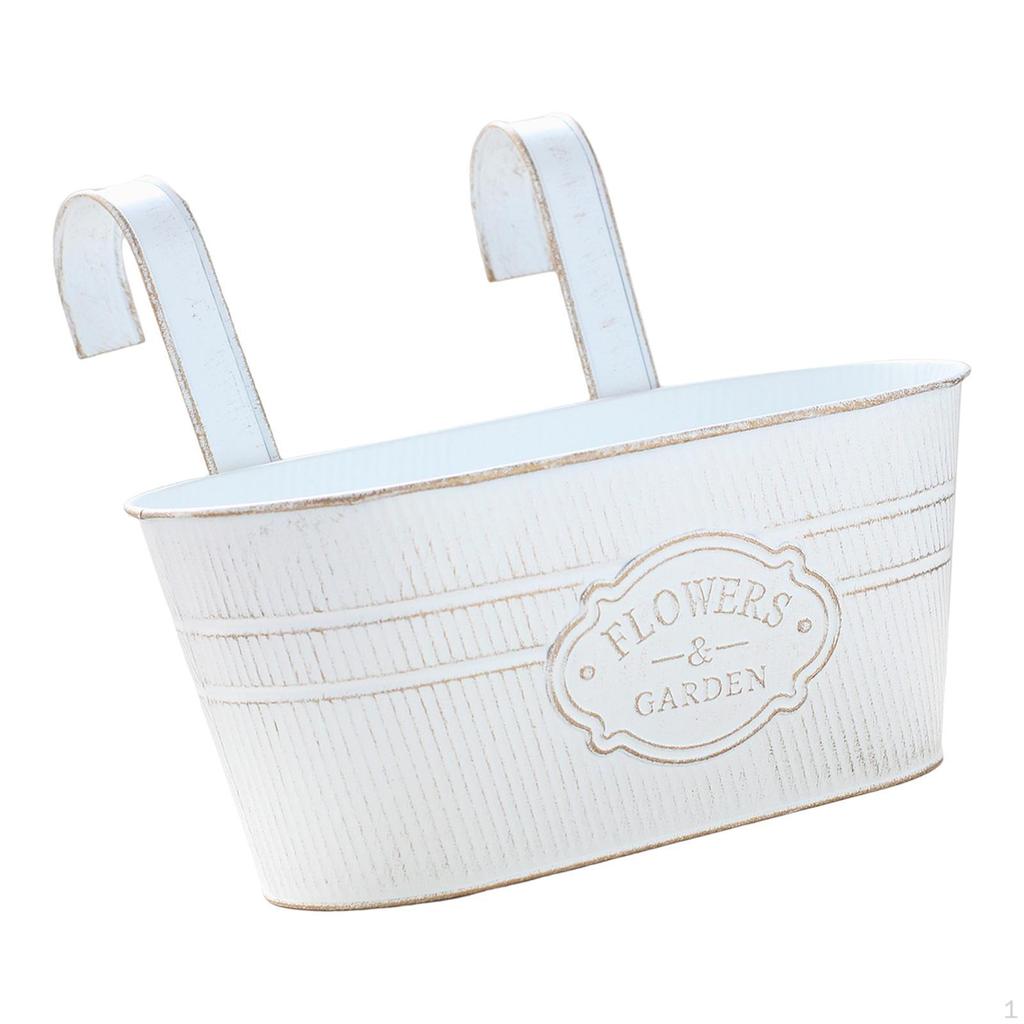 Hanging Planter for Balcony Railings - Contemporary Plant Display