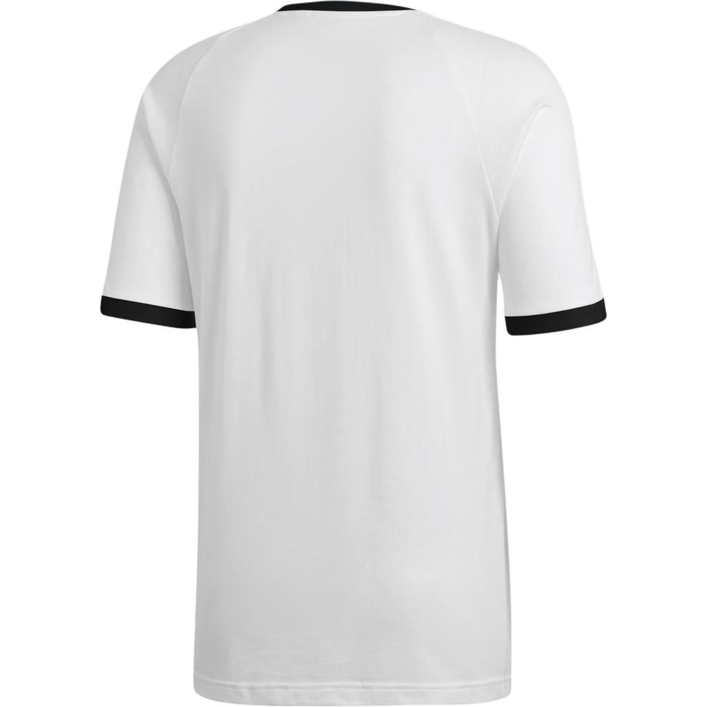 Adidas Originals 3-Stripes Vintage Tee - Casual Round Neck Logo Short Sleeve Men Tops White CW1203