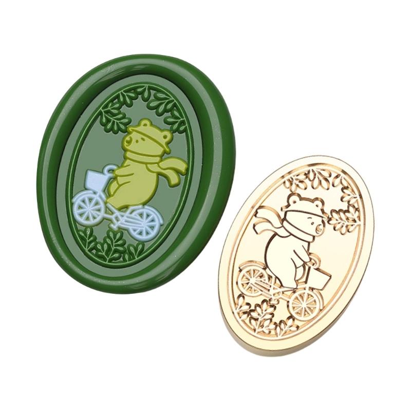 Vintage Seal Stamp Head Small Bear Animal Seal Stamp for Seal Envelope Card Party Invitation Packaging Christmas Wedding