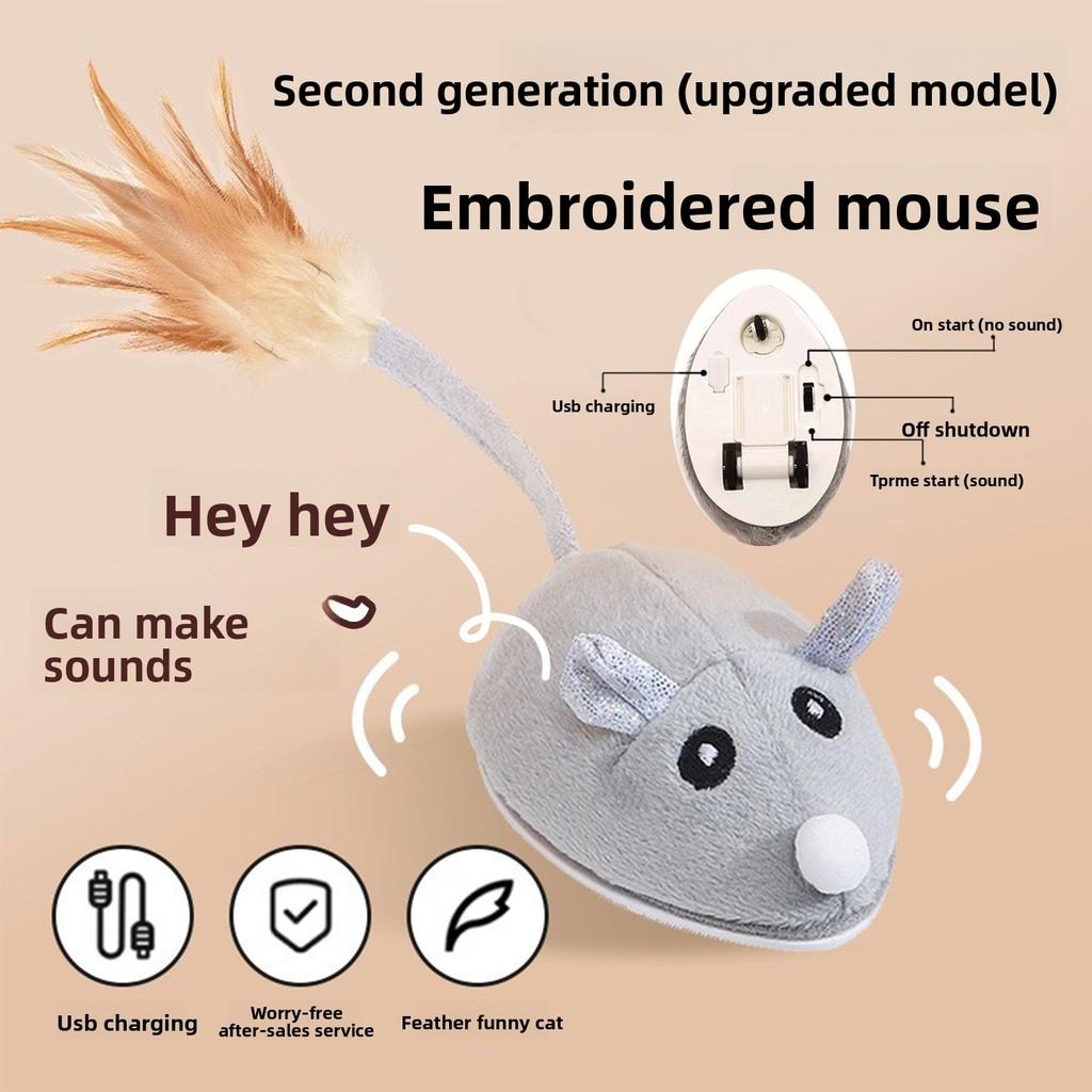Mouse Electric Simulation Cat Dog Pet Entertainment Toy With Sound Function