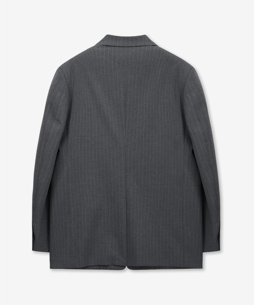 Tngt Pin Stripe Structure Single Jacket (Grey) Tnja6E104G2