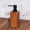 Wood Grain Hand Sanitizer Bottle Household Press Shampoo Water Filling Empty Bottle Hotel Soap Dispenser Bathroom Accessories