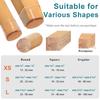 12 Pcs Silicone Chair Leg Floor Protectors with Non-slip Felt, Furniture Cups for Hardwood Floors, Protect Floors from Scratches