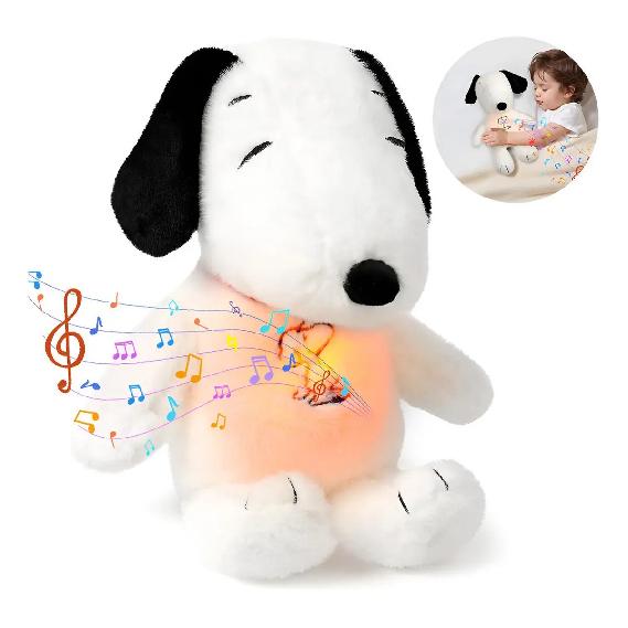 Snoopy Breathing Toys, Relieve Anxiety With /and Color Classic White Snoopy Plush