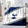 Tottenham Hotspur Motiv bedruckte Decke - Perfekt für Sofa, Bett, Reisen & Outdoor-Nutzung | Maschinenwaschbar, Gemütlich & Langlebig.