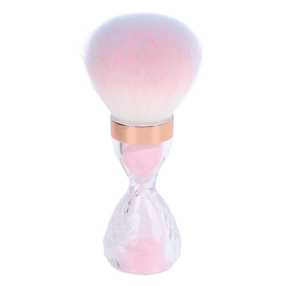 Soft and Fluffy Bristle Soft Nail Dust Brush Hourglass Manicure Cleaning Brush Home Use