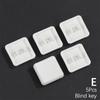5Pcs Choc Low Profile Pbt Key Caps For Chocolate Switch Mechanical Keyboard