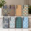 Capa de Celular T-Tile M-Moroccan Cool Art Para Samsung Galaxy A73,A72,A71,A70,A53,A52,A51,Capa Preta de Silicone Macio