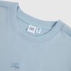 GAP Women's Modal Blend Logo Slim Fit Short Sleeve Dress
