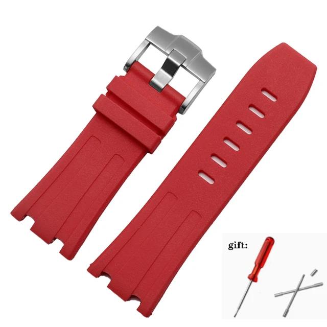 For Audemars and Piguet Royal Oak Strap Original AP 15710 26470 Silicone Rubber Sport Watch Strap 28mm Watchband Accessories