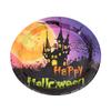 Purple Halloween Disposable Paper Plates Set Paper Cups Plates Party Supplies For Halloween Party