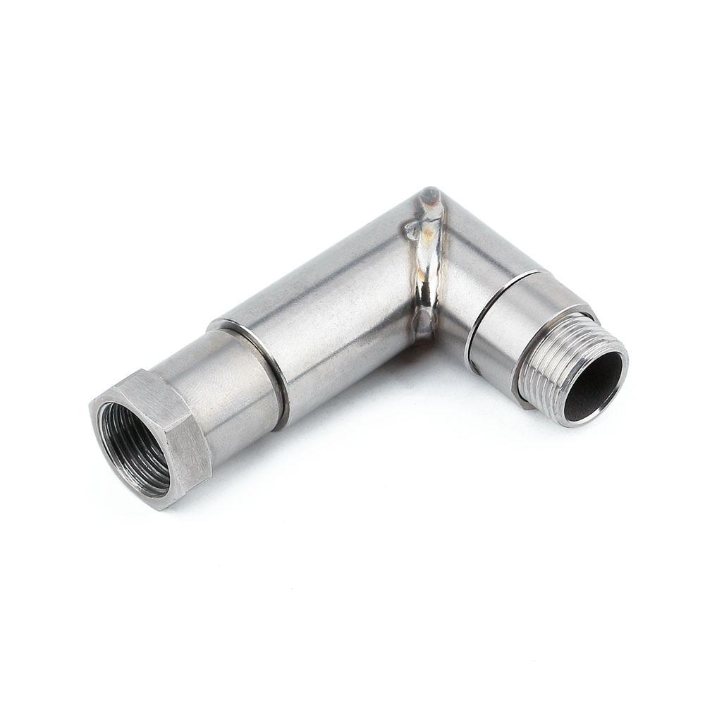 O2 Oxygen Sensor Angled Extender Spacer 90 Degree 02 Bung Extension M18 X 1.5