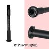 M12 Bicycle Thru Axle High Strength Bike Thru Axle Skewers  Frame Fork Hub Replacement