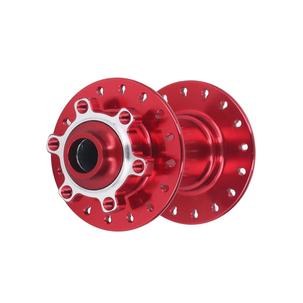 32 Hole Mountain Bike Hub 4 Bearing 15x110mm High Accuracy Aluminum Alloy Bike Front Hubs for Replacement Red