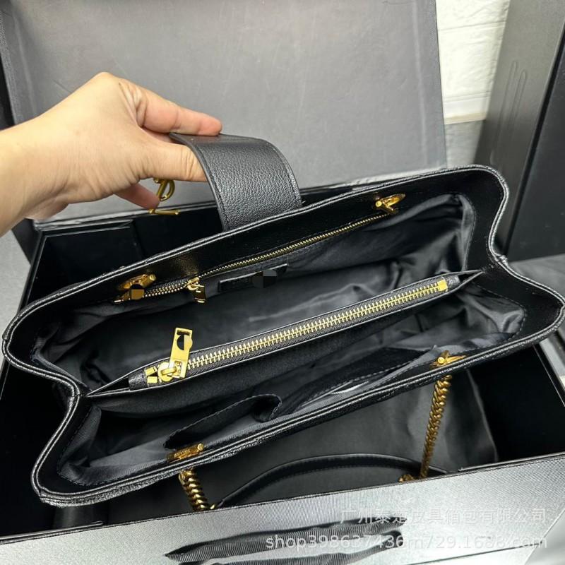 Xiaoxiangfeng Gitter-Ketten-Tasche Damen Ziegenmuster Rindsleder Schulter Crossbody Vielseitig Modisch Klein Quadratisch