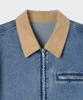 Musinsa Standard Denim Zip-Up Work Jacket [Light Indigo]