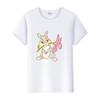 Kawaii Clothes Y2K Tshirt Plus Size Tops Unisex Cartoon Bambi Thumper Graphic T-shirt Summer Blouses White Tees