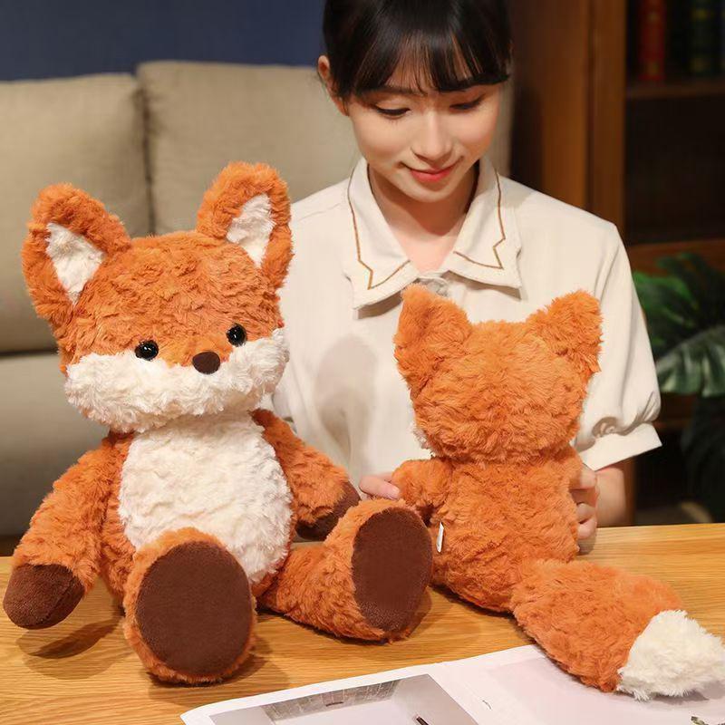 Run Fox Doll - Plush Sleeping Hug Pillow & Wedding Toy, Birthday Gift for Girls