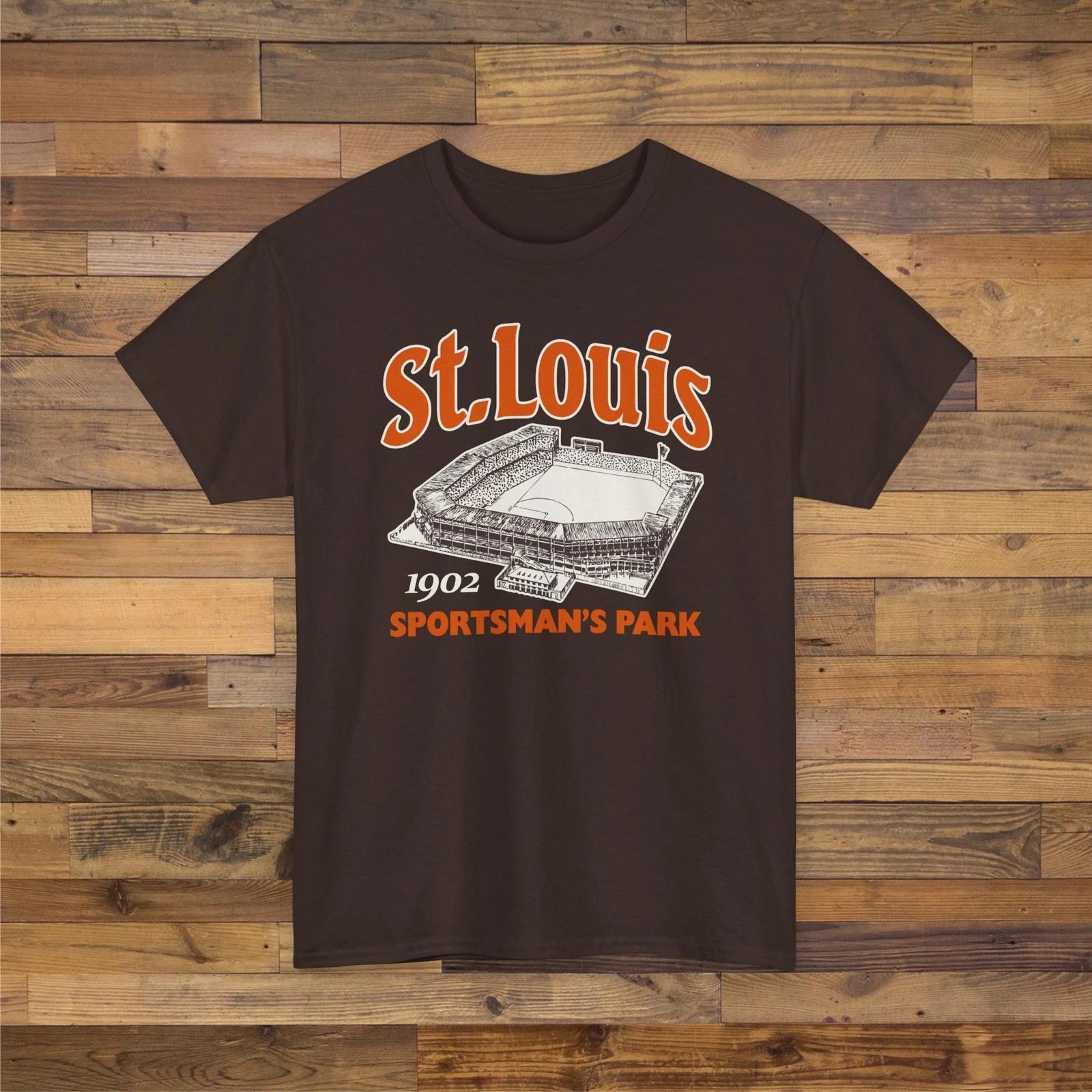 Sportsman s Park 1902 Ballpark T shirt - St. Louis Browns Baseball S