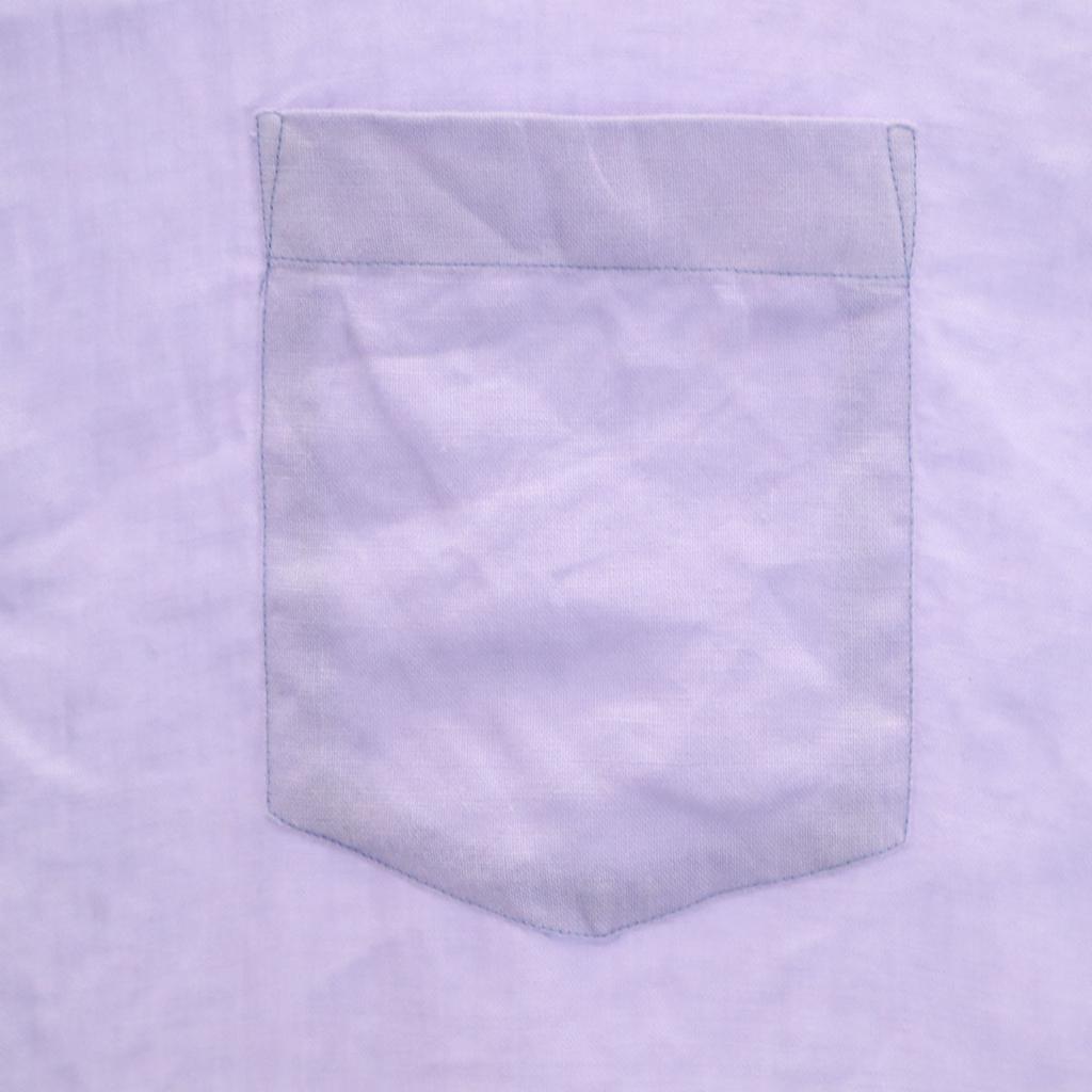 Armani Collezioni Linen Short Sleeve Shirt XL Blue Men's Used