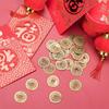 50/100/200Pcs Chinese Feng Shui Coins Antique Bronze Good Luck Ching Coins for Health and Wealth Home Office Car Decoration