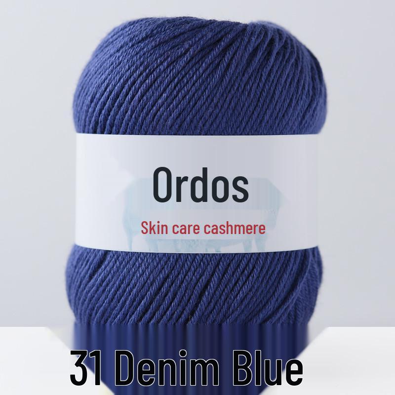 Genuine Baby Cashmere Yarn: Hand-Knitted Scarf for Infants & Toddlers, Medium Thick Milk Cotton for Crochet.