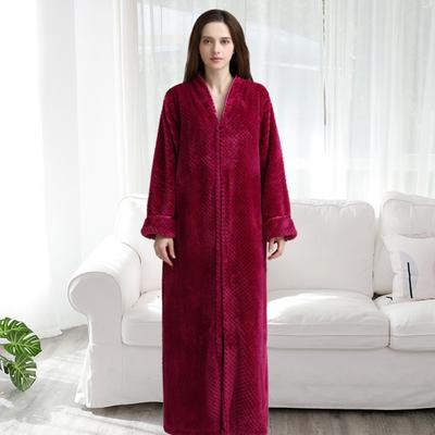 Thickened Large Size Pajamas for Pregnant Women, Loose Skirt, Home Wear, Autumn and Winter
