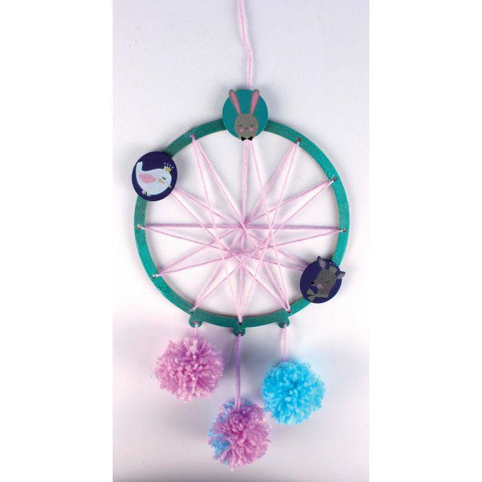 Attrape-rêves MDF 2 cercles perforés 15 et 20 cm