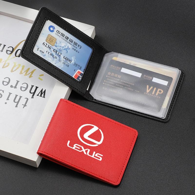 Ultra-thin Car Driver License Cover Credit Card Holder For Lexus ES RX LS IS NX CT LX IS250 IS200 CT200h GS300 LS430 RX450h LX57