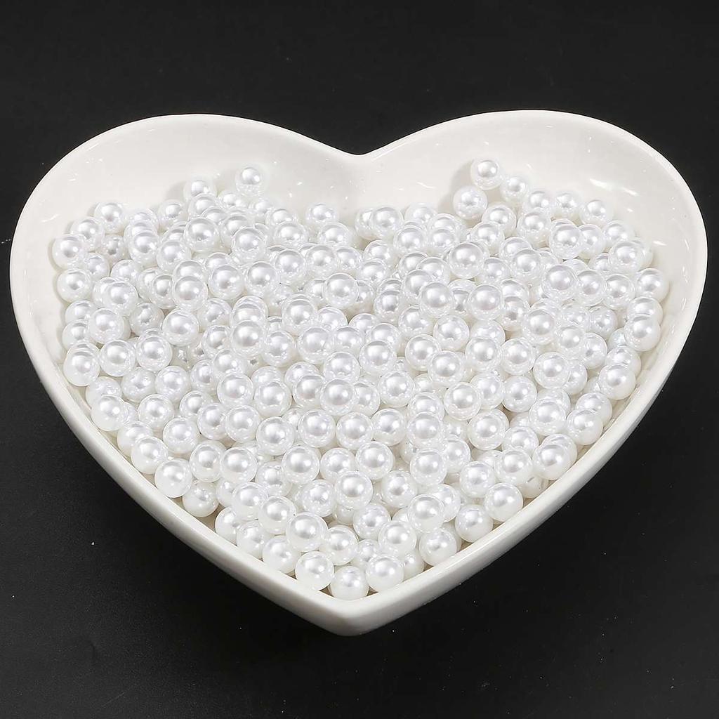 6/8/10MM Fără GAUARE Distanțiere din plastic rotunde Bile decorative pentru realizarea de bijuterii DIY