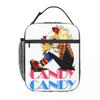 Custom Candy Candy Logo Lunch Bag Men Women Cooler Warm Insulated Lunch Box for Student School