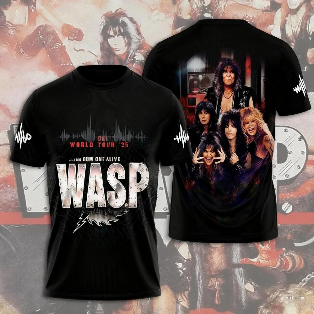 Hot Anime W.A.S.P Jersey Cosplay T-shirts 3D Print Kid Cartoon Tee Summer Men Women Harajuku Short Sleeve Y2k Tops