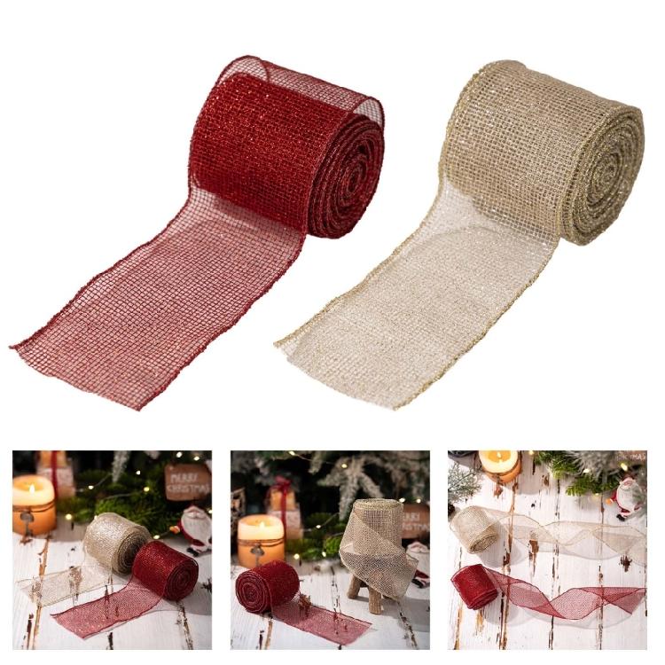 Storage Friendly Cloth Ribbon Spool Designed For Crafting Custom Party Decorations And Seasonal Displays Styling