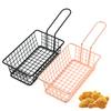 French Fries Basket Snack Bucket Fried Chicken Chip Storage Basket Food Frying Basket Oil Strainer Creative Tableware Container