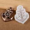 Xiaomi Anchor Silicone Mold 3D Anchor Rope Pendant Keychain Wall Hanging Craft Ornament Candle Gypsum Plaster Mold Home Decor