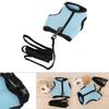Hamster Rabbit Harness Set Small Animal Pet Safety Walking Vest With  Leash (Light Blue M)
