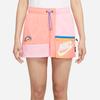 Nike Sportswear Icon Clash Color-Block Zip Pocket Printed Woven Shorts Women Bottoms Rage-Red DJ5376-641