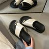 Korean Thick-soled Set of Toe Slippers for Women To Wear In the Summer of 2025, New Fashion Sanya Holiday Beach Sandals