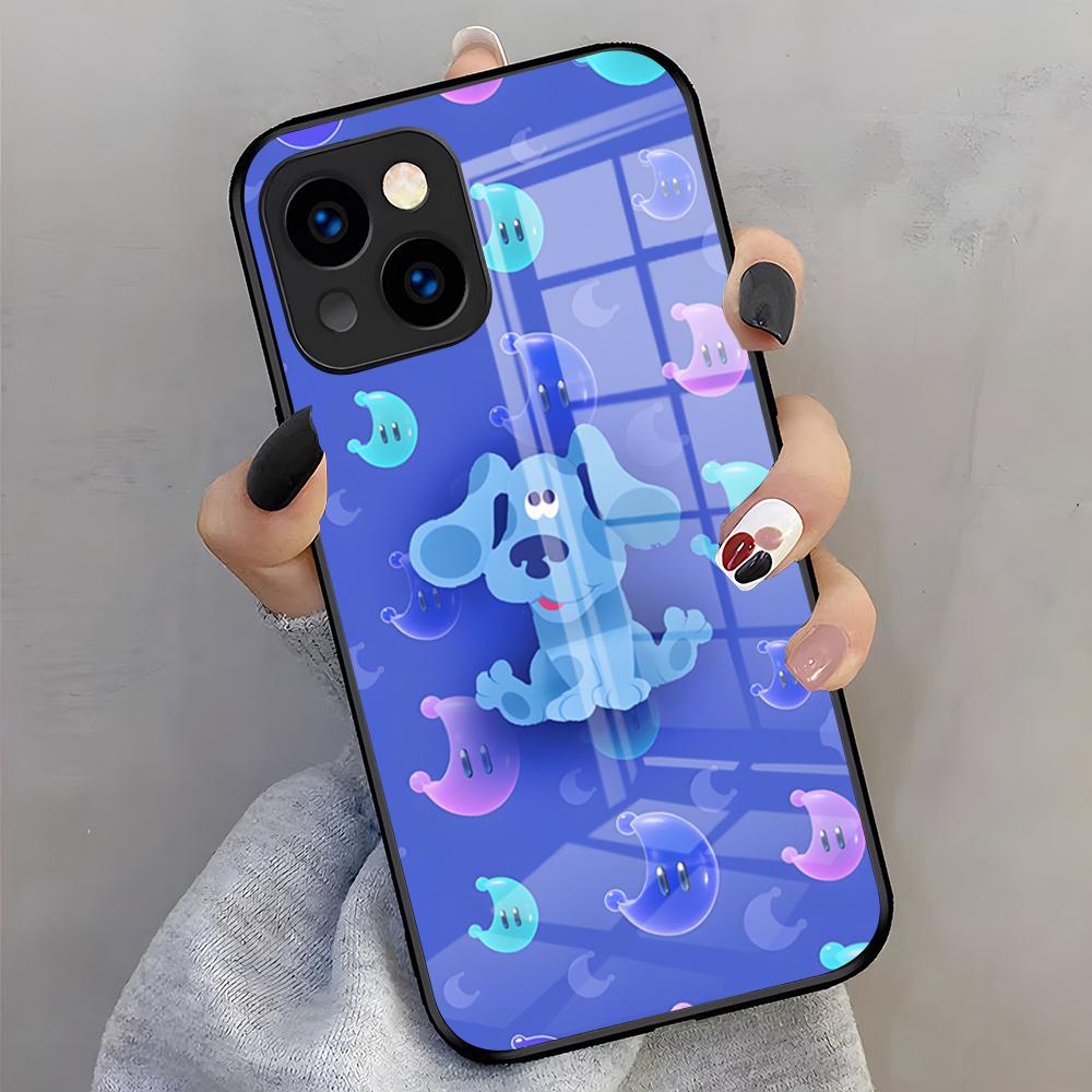 

Blue s Clues Phone Case For IPhone 17 Pro Max 16 15 14 Pro Max 13 11 X Xs Xr 8 7Plus Glass Cover iPhone17 Air
