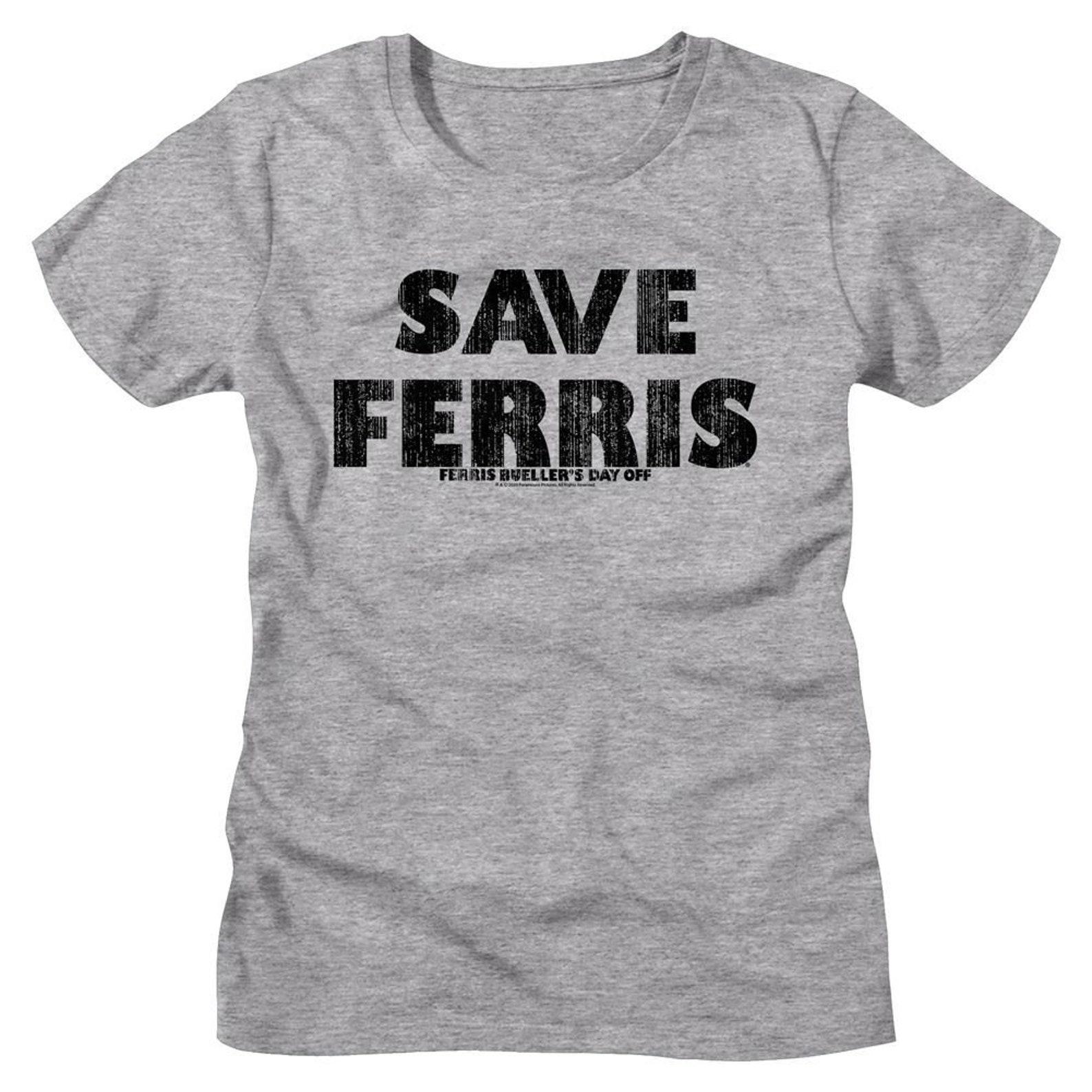 Ferris Beuller s Day Off Save Ferris Deep Heather Women s T-Shirt 4XL