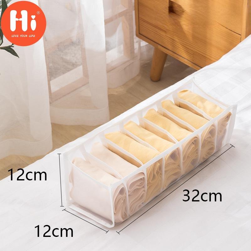 Складной органайзер для шкафа ящики для хранения трусов и носков шкаф для одежды органайзер для нижнего белья ящики разделитель одежды 1375₽