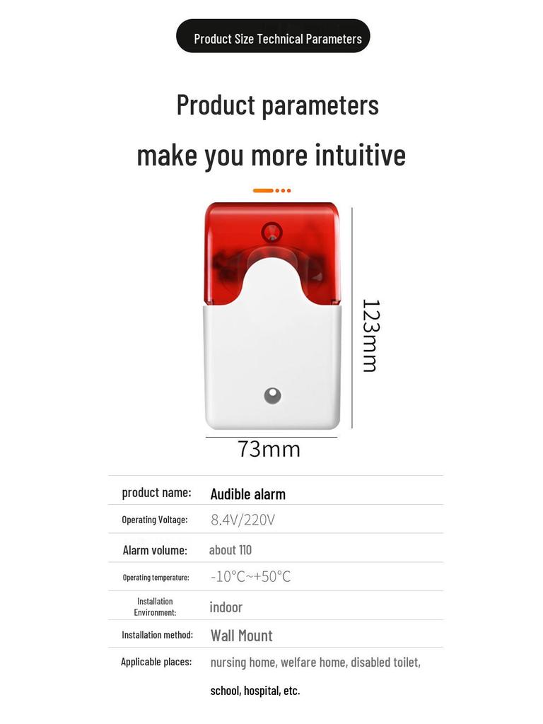 220V Bathroom Emergency Call Alarm for Disabled Toilets with Remote Control