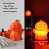 Halloween Skull & Skeleton Lantern Pumpkin Candle Holder